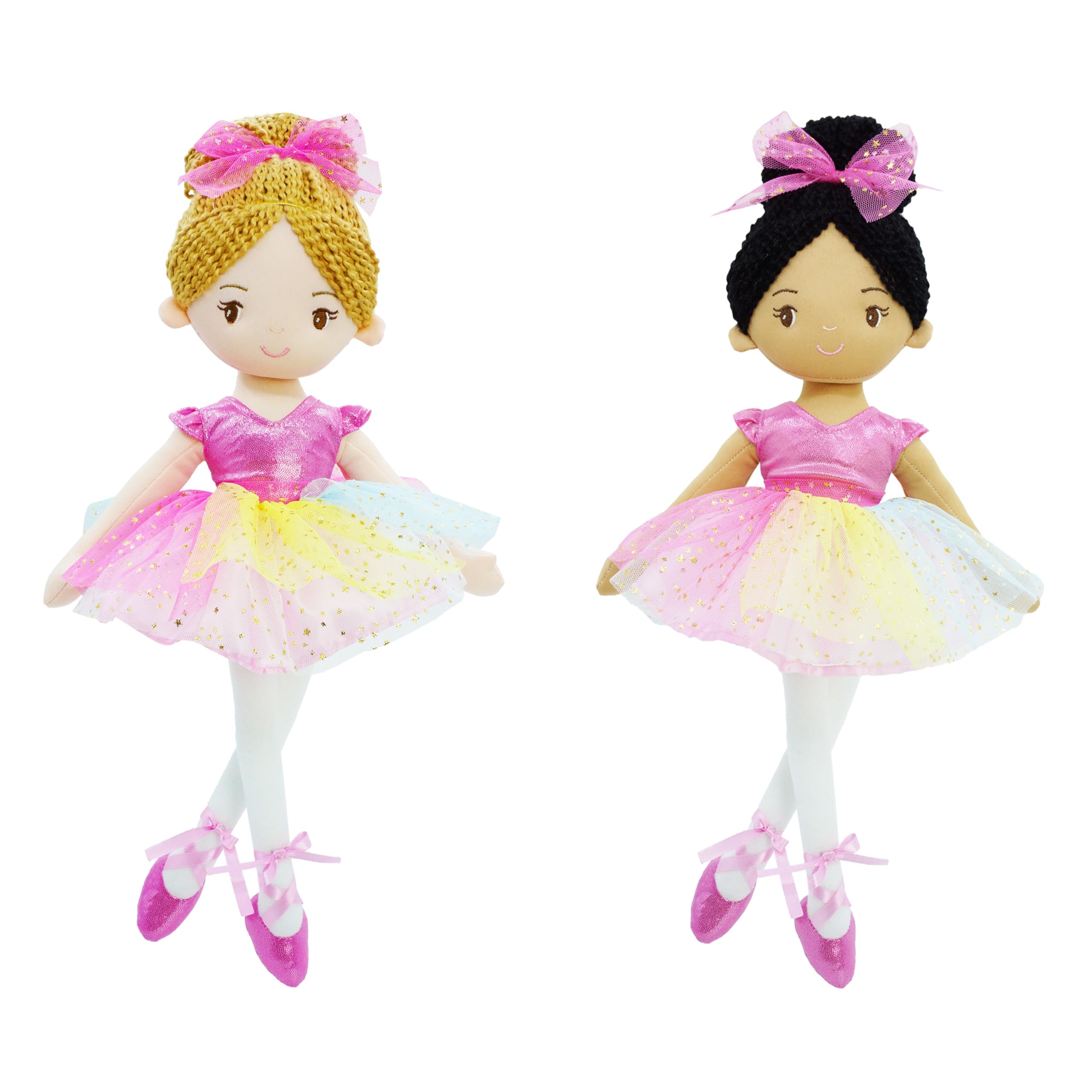 Amazon.com: June Garden 2 Pcs Ballerina Dolls Bundle